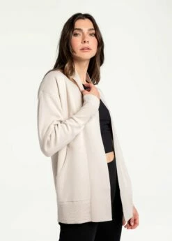 LOLE Organic Cotton Cardigan - Abalone -Outlet LOLE Store LSW4288 G370 3 1900x