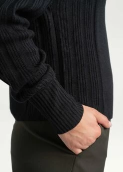 LOLE Vanier Funnel-neck Pullover Sweater - Black -Outlet LOLE Store LSW4289 N415 6 1900x