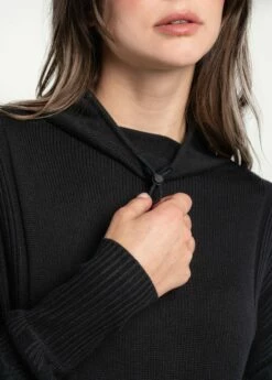LOLE Vanier Funnel-neck Pullover Sweater - Black -Outlet LOLE Store LSW4289 N415 7 1900x