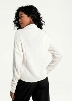 LOLE Vanier Funnel-neck Pullover Sweater - Gardenia -Outlet LOLE Store LSW4289 W432 4 1900x