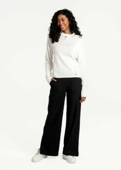 LOLE Vanier Funnel-neck Pullover Sweater - Gardenia -Outlet LOLE Store LSW4289 W432 5 1900x