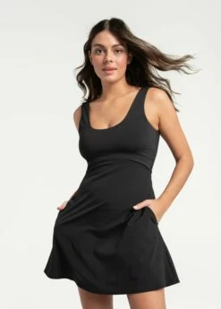 LOLE Momentum Dress - Black -Outlet LOLE Store LSW4297 N415 7 1900x