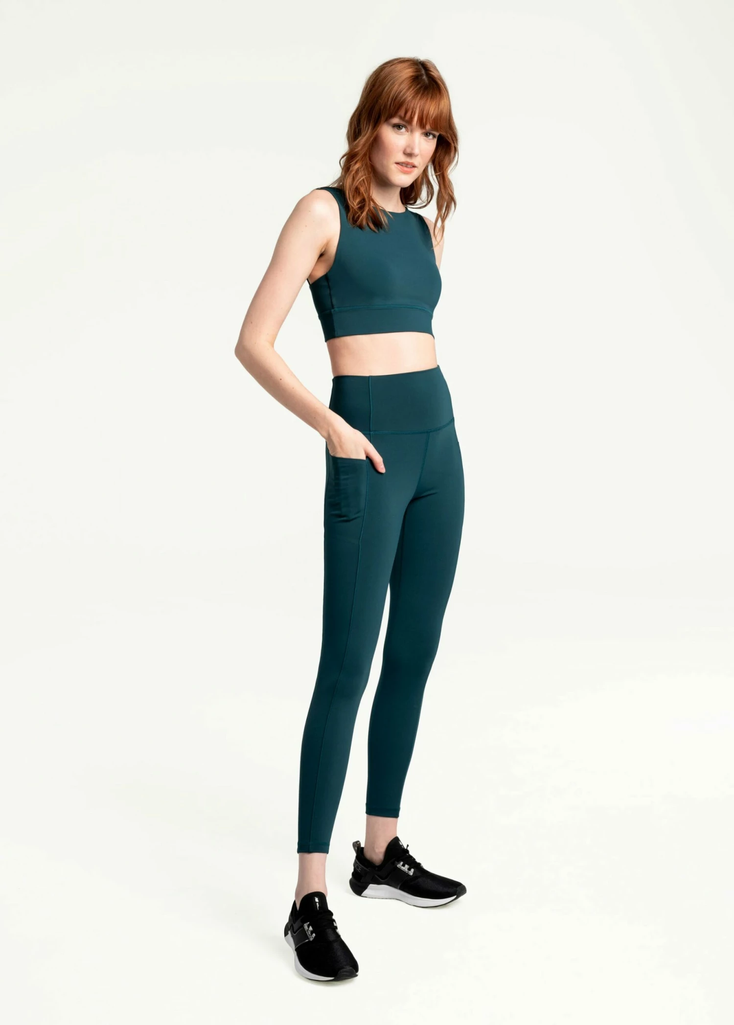 LOLE Step Up Ankle Leggings - Emerald 3 LOLE Step Up Ankle Leggings - Emerald
