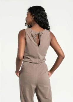 LOLE Effortless Cotton Jumpsuit - Fossil -Outlet LOLE Store LSW4307 C213 7 1900x