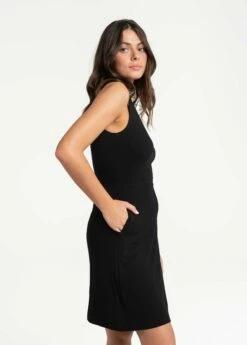 LOLE Traverse V-Neck Dress - Black -Outlet LOLE Store LSW4308 N415 2 1900x