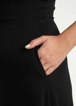 LOLE Traverse V-Neck Dress - Black -Outlet LOLE Store LSW4308 N415 7 1900x