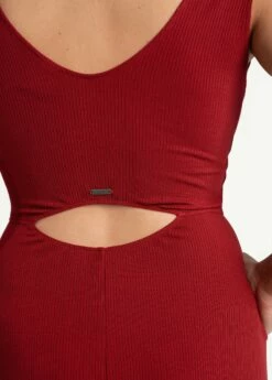 LOLE Traverse V-Neck Dress - Merlot -Outlet LOLE Store LSW4308 R421 6 1900x