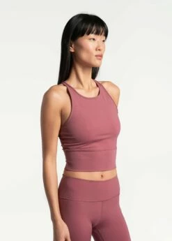 LOLE Comfort Stretch Crop Tank Top - Thistle -Outlet LOLE Store LSW4311 P706 3 1900x