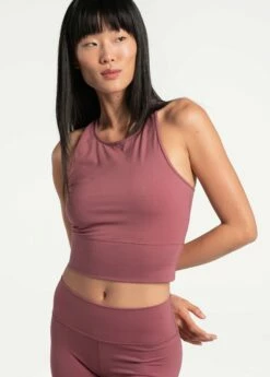 LOLE Comfort Stretch Crop Tank Top - Thistle -Outlet LOLE Store LSW4311 P706 6 1900x