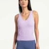 LOLE Asana V-Neck Tank Top - Lilac