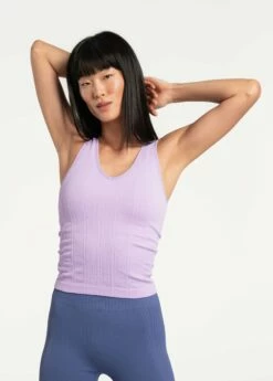 LOLE Asana V-Neck Tank Top - Lilac -Outlet LOLE Store LSW4323 P720 7 1900x