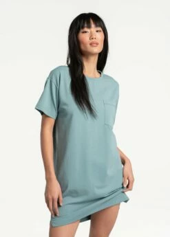 LOLE Effortless Cotton Dress - Beryl Blue -Outlet LOLE Store LSW4327 BB41 3 1900x