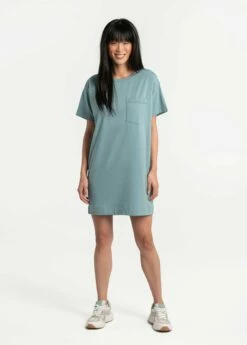 LOLE Effortless Cotton Dress - Beryl Blue -Outlet LOLE Store LSW4327 BB41 4 1900x
