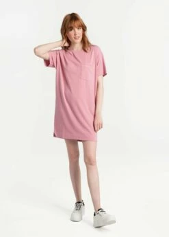 LOLE Effortless Cotton Dress - Foxglove -Outlet LOLE Store LSW4327 K764 4 1900x