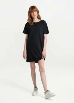 LOLE Effortless Cotton Dress - Black -Outlet LOLE Store LSW4327 N415 4 1900x