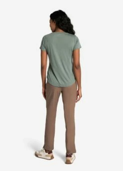 LOLE Everyday V-Neck Short Sleeve - Marlin Blue -Outlet LOLE Store LSW4331 BB48 3 1900x