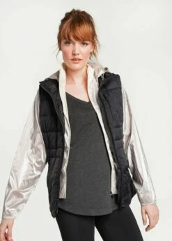 LOLE Everyday V-Neck Short Sleeve - Black -Outlet LOLE Store LSW4331 N415 7 1900x