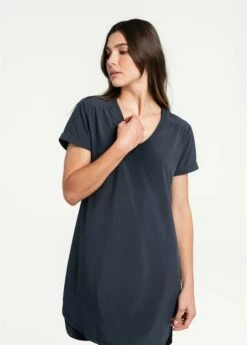 LOLE Olivie V-Neck Dress - Outerspace