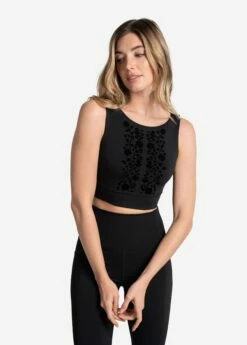 LOLE Step Up Bra - Mandala Black