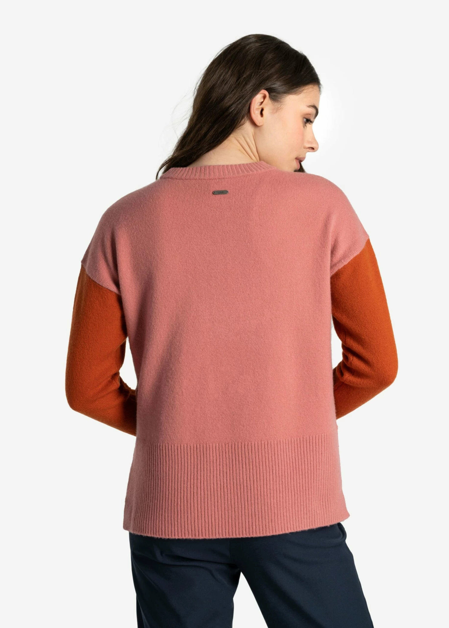 LOLE Camille Crew Neck Sweater - Peony Heather 5 LOLE Camille Crew Neck Sweater - Peony Heather - Image 3