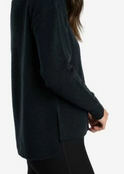 LOLE Camille Crew Neck Sweater - Black Heather -Outlet LOLE Store LSW4356 N134 4 1900x