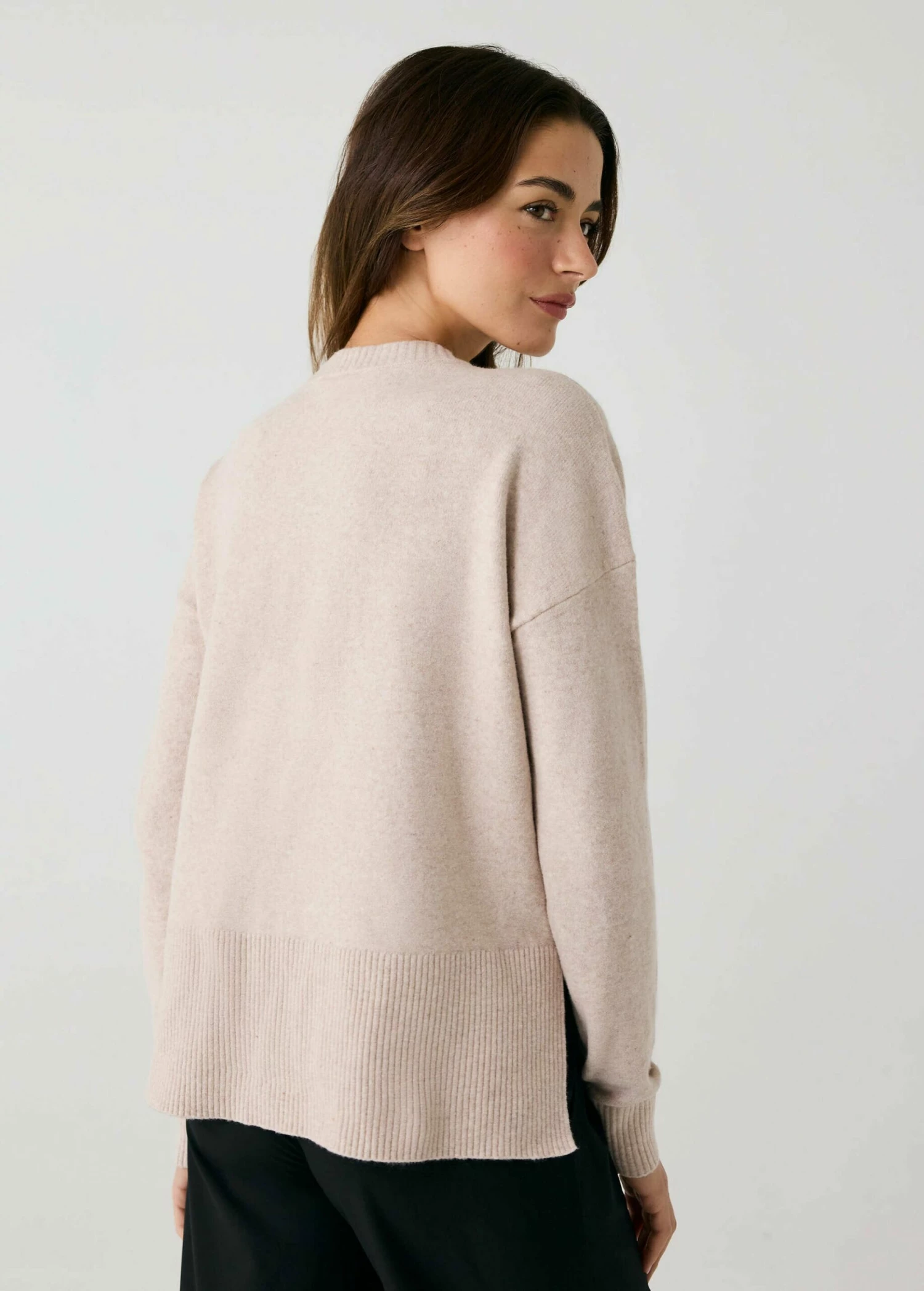 LOLE Camille Crew Neck Sweater - Abalone Heather 5 LOLE Camille Crew Neck Sweater - Abalone Heather - Image 3