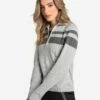 LOLE Eco Wool Turtle Neck Pullover - Light Grey Heather -Outlet LOLE Store LSW4357 G178 1 1900x