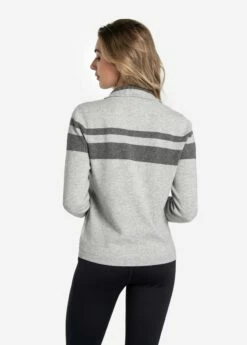 LOLE Eco Wool Turtle Neck Pullover - Light Grey Heather -Outlet LOLE Store LSW4357 G178 2 1900x