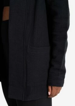 LOLE Ottoman Cardigan - Black -Outlet LOLE Store LSW4358 N415 7 1900x