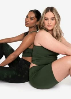 LOLE Comfort Stretch Ankle Leggings - Kombu Crushed Blooms -Outlet LOLE Store LSW4363 V803 7 1900x