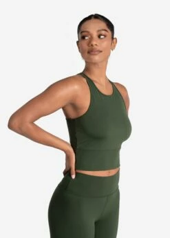 LOLE Comfort Stretch Tank Top - Kombu -Outlet LOLE Store LSW4364 V761 3 1900x