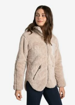 LOLE Yana Full Zip Fleece Cardigan - Abalone