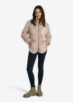 LOLE Yana Full Zip Fleece Cardigan - Abalone -Outlet LOLE Store LSW4369 G370 5 1900x