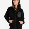 LOLE Yana Full Zip Fleece Cardigan - Black -Outlet LOLE Store LSW4369 N415 1 1900x