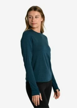 LOLE Performance Wool Moisture-wicking Long Sleeve - Fjord Blue -Outlet LOLE Store LSW4376 BB49 3 1900x