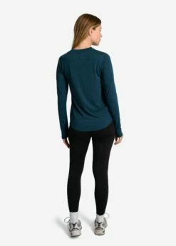 LOLE Performance Wool Moisture-wicking Long Sleeve - Fjord Blue -Outlet LOLE Store LSW4376 BB49 5 1900x