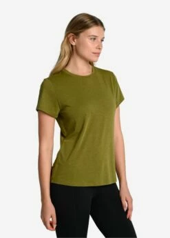 LOLE Performance Wool Moisture-wicking Short Sleeve - Tarragon 9 LOLE Performance Wool Moisture-wicking Short Sleeve - Tarragon -Outlet LOLE Store LSW4377 V794 3 1900x