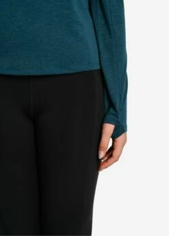 LOLE Performance Wool Moisture-wicking Turtleneck - Fjord Blue -Outlet LOLE Store LSW4378 BB49 4 1900x