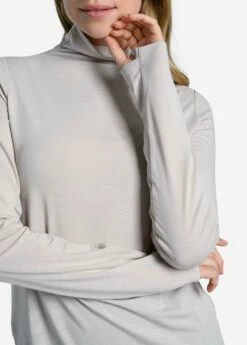 LOLE Performance Wool Moisture-wicking Turtleneck - Abalone -Outlet LOLE Store LSW4378 G370 5 1900x