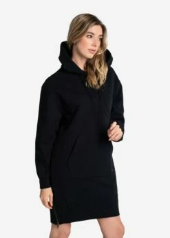 LOLE Easy Hoodie Oversized Dress - Black -Outlet LOLE Store LSW4382 N415 3 1900x