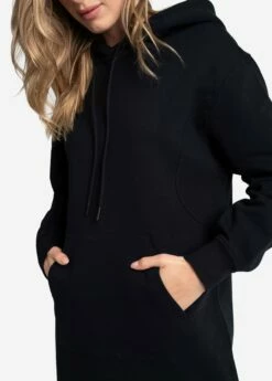 LOLE Easy Hoodie Oversized Dress - Black -Outlet LOLE Store LSW4382 N415 5 1900x