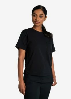 LOLE Effortless Cotton Tee - Black -Outlet LOLE Store LSW4384 N415 3 1900x