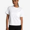 LOLE Effortless Cotton Tee - White -Outlet LOLE Store LSW4384 W101 1 1900x