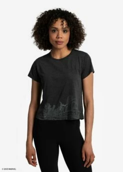 LOLE Everyday Short Sleeve - Marvel Black Cityscape