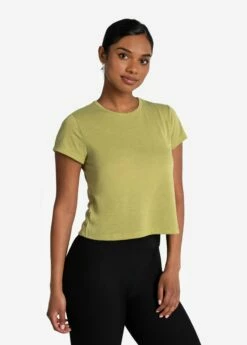 LOLE Everyday Short Sleeve - Pistachio -Outlet LOLE Store LSW4385 V793 3 1900x