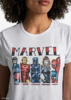 LOLE Everyday Short Sleeve - Avengers White Vintage -Outlet LOLE Store LSW4385 W444 2 1900x