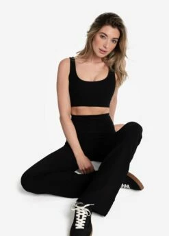 LOLE Sculpt Rib Flare Leggings - Black 17 LOLE Sculpt Rib Flare Leggings - Black -Outlet LOLE Store LSW4388 N415 7 1900x