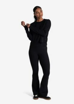 LOLE Sculpt Rib Flare Leggings - Black 19 LOLE Sculpt Rib Flare Leggings - Black -Outlet LOLE Store LSW4388 N415 9 1900x