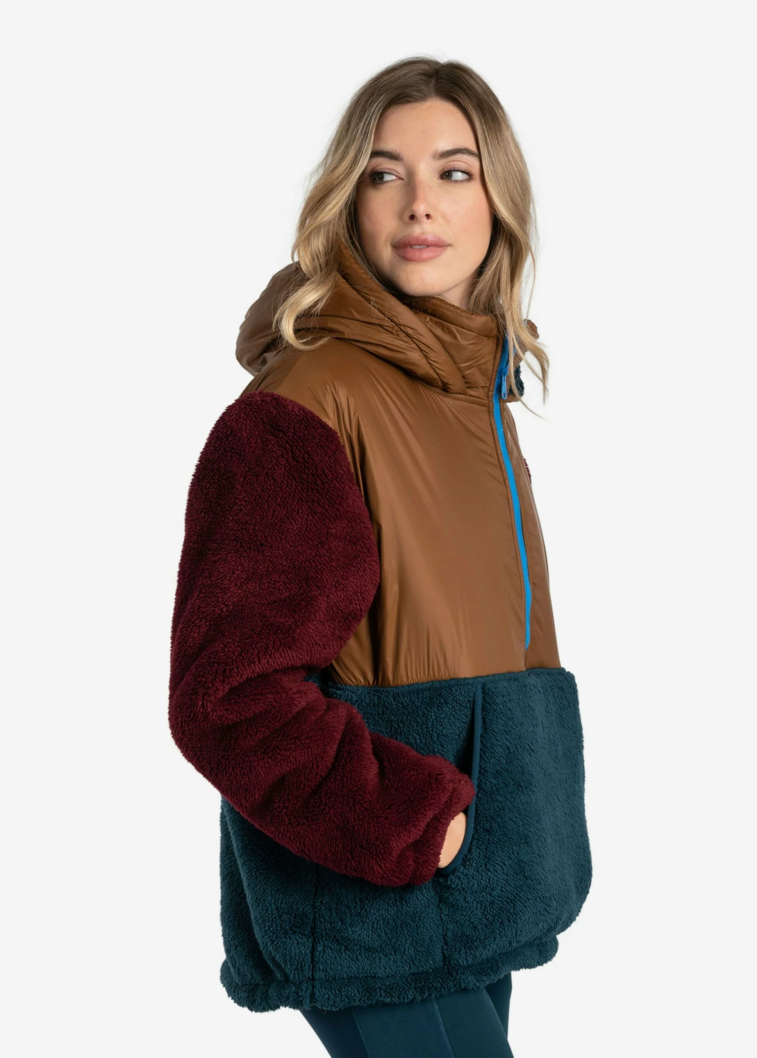 LOLE Yana Oversized Pullover Hoodie - Fjord Blue 3 LOLE Yana Oversized Pullover Hoodie - Fjord Blue