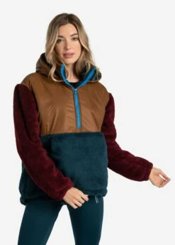 LOLE Yana Oversized Pullover Hoodie - Fjord Blue 9 LOLE Yana Oversized Pullover Hoodie - Fjord Blue -Outlet LOLE Store LSW4389 BB49 3 1900x